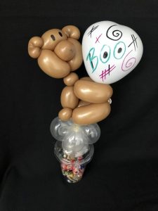 Bär mit Halloween Herz