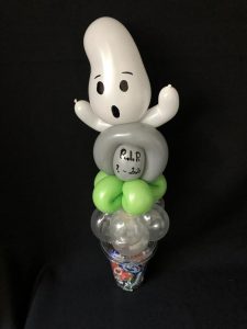 Geist und Grabstein als Give away