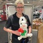 Luftballonhase bei Event in Freiham