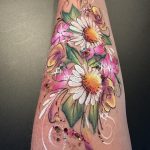 Blumen gemalt mit Wasserfarben