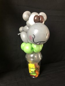 Nilpferd Mädchen als Geschenk