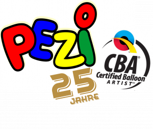 Pezi Logo Ballonkünstler -in seit 25 Jahren