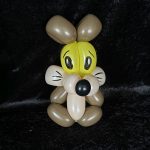 Ballontiere Coyote aus Luftballon - Ballonkünstler München