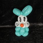 Ballontiere Häschen aus Luftballon - Ballonkünstler München