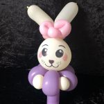 Ballontiere Hasendame aus Luftballon - Ballonkünstler München