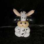 Ballontiere Kuh aus Luftballon - Ballonkünstler München